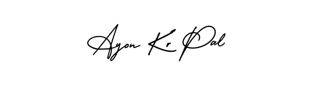 Also You can easily find your signature by using the search form. We will create Ayon Kr Pal name handwritten signature images for you free of cost using AmerikaSignatureDemo-Regular sign style. Ayon Kr Pal signature style 3 images and pictures png