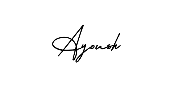 Best and Professional Signature Style for Ayoush. AmerikaSignatureDemo-Regular Best Signature Style Collection. Ayoush signature style 3 images and pictures png