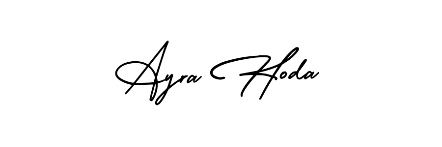 Best and Professional Signature Style for Ayra Hoda. AmerikaSignatureDemo-Regular Best Signature Style Collection. Ayra Hoda signature style 3 images and pictures png