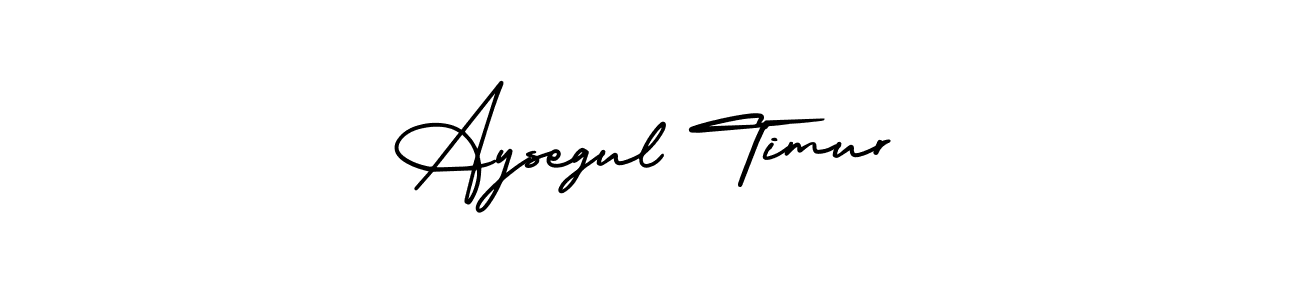 Design your own signature with our free online signature maker. With this signature software, you can create a handwritten (AmerikaSignatureDemo-Regular) signature for name Aysegul Timur. Aysegul Timur signature style 3 images and pictures png