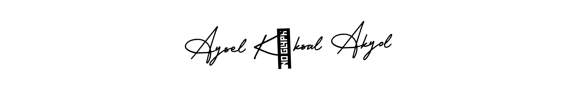 How to make Aysel Köksal Akyol signature? AmerikaSignatureDemo-Regular is a professional autograph style. Create handwritten signature for Aysel Köksal Akyol name. Aysel Köksal Akyol signature style 3 images and pictures png