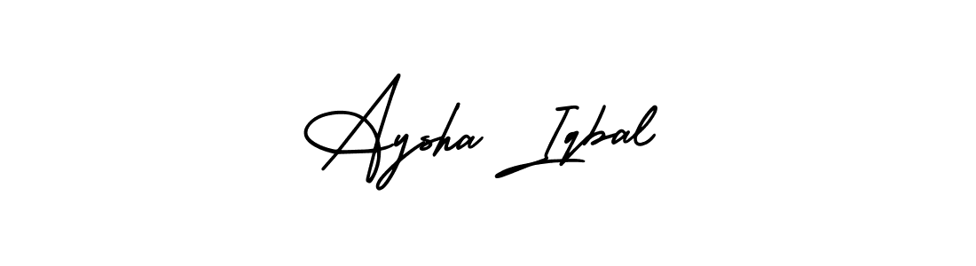 Make a short Aysha Iqbal signature style. Manage your documents anywhere anytime using AmerikaSignatureDemo-Regular. Create and add eSignatures, submit forms, share and send files easily. Aysha Iqbal signature style 3 images and pictures png