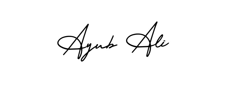 AmerikaSignatureDemo-Regular is a professional signature style that is perfect for those who want to add a touch of class to their signature. It is also a great choice for those who want to make their signature more unique. Get Ayub Ali name to fancy signature for free. Ayub Ali signature style 3 images and pictures png