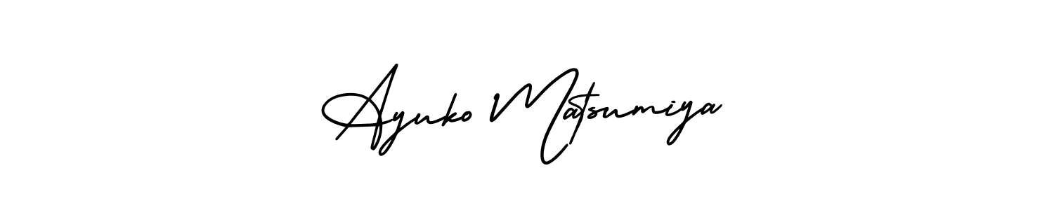Here are the top 10 professional signature styles for the name Ayuko Matsumiya. These are the best autograph styles you can use for your name. Ayuko Matsumiya signature style 3 images and pictures png