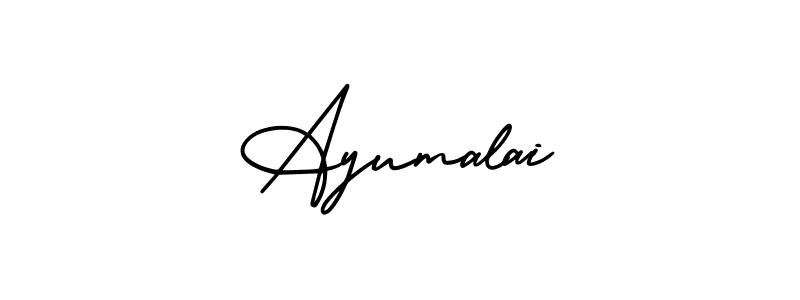 Similarly AmerikaSignatureDemo-Regular is the best handwritten signature design. Signature creator online .You can use it as an online autograph creator for name Ayumalai. Ayumalai signature style 3 images and pictures png