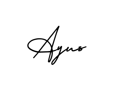 How to make Ayus signature? AmerikaSignatureDemo-Regular is a professional autograph style. Create handwritten signature for Ayus name. Ayus signature style 3 images and pictures png