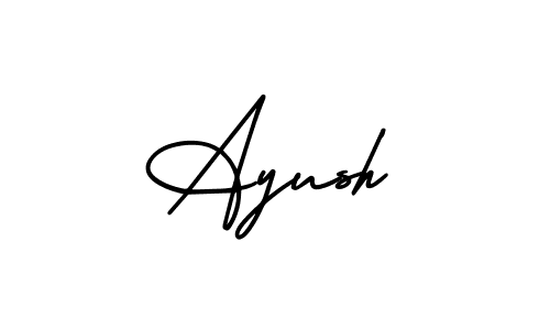 Design your own signature with our free online signature maker. With this signature software, you can create a handwritten (AmerikaSignatureDemo-Regular) signature for name Ayush. Ayush signature style 3 images and pictures png