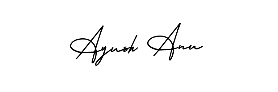 Best and Professional Signature Style for Ayush Anu. AmerikaSignatureDemo-Regular Best Signature Style Collection. Ayush Anu signature style 3 images and pictures png