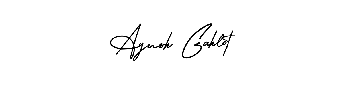 Best and Professional Signature Style for Ayush Gahlot. AmerikaSignatureDemo-Regular Best Signature Style Collection. Ayush Gahlot signature style 3 images and pictures png