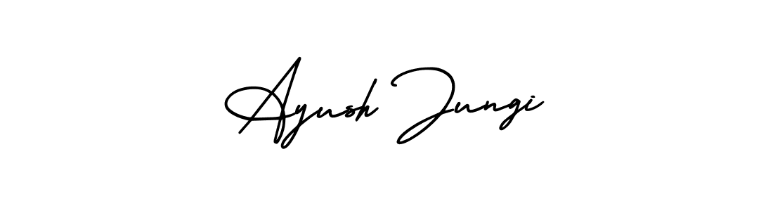 See photos of Ayush Jungi official signature by Spectra . Check more albums & portfolios. Read reviews & check more about AmerikaSignatureDemo-Regular font. Ayush Jungi signature style 3 images and pictures png