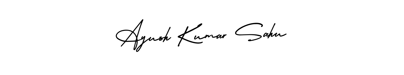 You can use this online signature creator to create a handwritten signature for the name Ayush Kumar Sahu. This is the best online autograph maker. Ayush Kumar Sahu signature style 3 images and pictures png