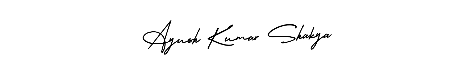 Design your own signature with our free online signature maker. With this signature software, you can create a handwritten (AmerikaSignatureDemo-Regular) signature for name Ayush Kumar Shakya. Ayush Kumar Shakya signature style 3 images and pictures png