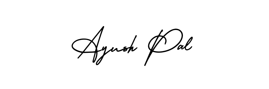 How to make Ayush Pal name signature. Use AmerikaSignatureDemo-Regular style for creating short signs online. This is the latest handwritten sign. Ayush Pal signature style 3 images and pictures png