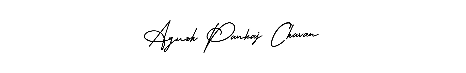 It looks lik you need a new signature style for name Ayush Pankaj Chavan. Design unique handwritten (AmerikaSignatureDemo-Regular) signature with our free signature maker in just a few clicks. Ayush Pankaj Chavan signature style 3 images and pictures png