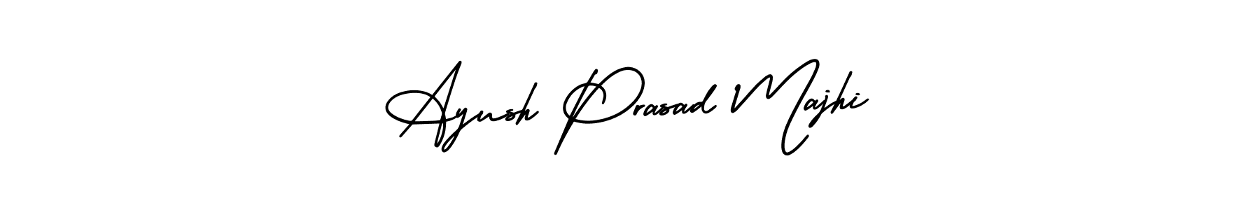 Also we have Ayush Prasad Majhi name is the best signature style. Create professional handwritten signature collection using AmerikaSignatureDemo-Regular autograph style. Ayush Prasad Majhi signature style 3 images and pictures png