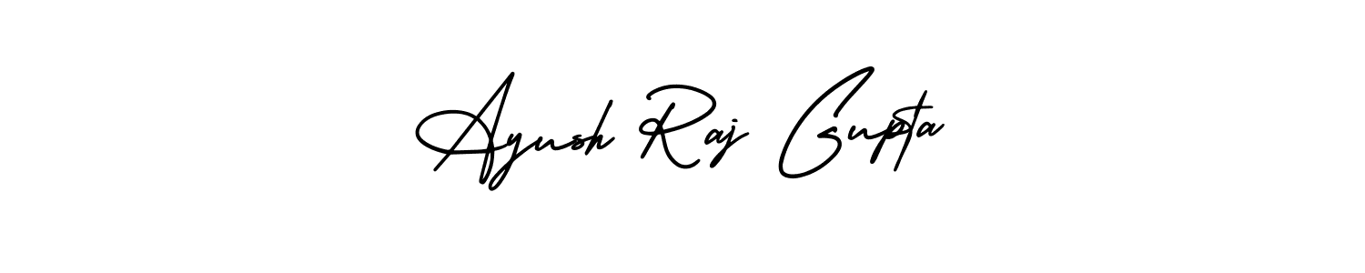 AmerikaSignatureDemo-Regular is a professional signature style that is perfect for those who want to add a touch of class to their signature. It is also a great choice for those who want to make their signature more unique. Get Ayush Raj Gupta name to fancy signature for free. Ayush Raj Gupta signature style 3 images and pictures png