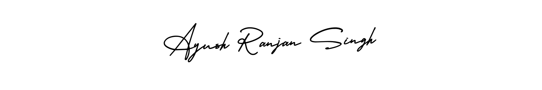 How to Draw Ayush Ranjan Singh signature style? AmerikaSignatureDemo-Regular is a latest design signature styles for name Ayush Ranjan Singh. Ayush Ranjan Singh signature style 3 images and pictures png