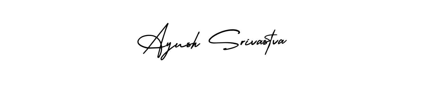 Also You can easily find your signature by using the search form. We will create Ayush Srivastva name handwritten signature images for you free of cost using AmerikaSignatureDemo-Regular sign style. Ayush Srivastva signature style 3 images and pictures png