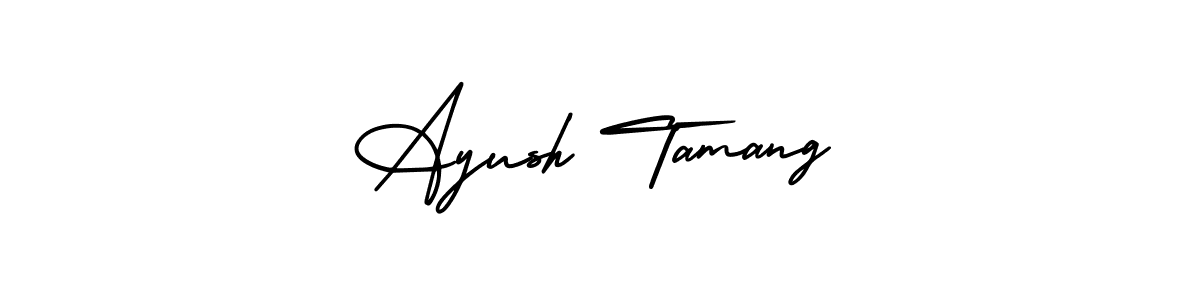 Best and Professional Signature Style for Ayush Tamang. AmerikaSignatureDemo-Regular Best Signature Style Collection. Ayush Tamang signature style 3 images and pictures png