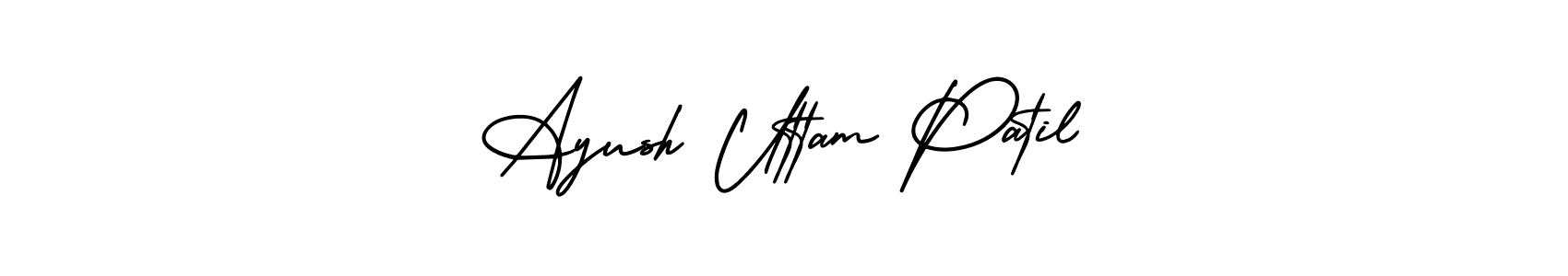 See photos of Ayush Uttam Patil official signature by Spectra . Check more albums & portfolios. Read reviews & check more about AmerikaSignatureDemo-Regular font. Ayush Uttam Patil signature style 3 images and pictures png