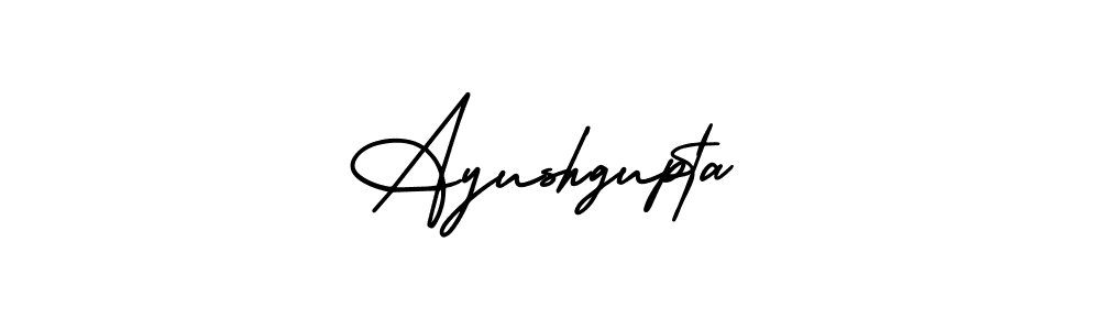 Design your own signature with our free online signature maker. With this signature software, you can create a handwritten (AmerikaSignatureDemo-Regular) signature for name Ayushgupta. Ayushgupta signature style 3 images and pictures png