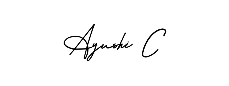 Check out images of Autograph of Ayushi C name. Actor Ayushi C Signature Style. AmerikaSignatureDemo-Regular is a professional sign style online. Ayushi C signature style 3 images and pictures png