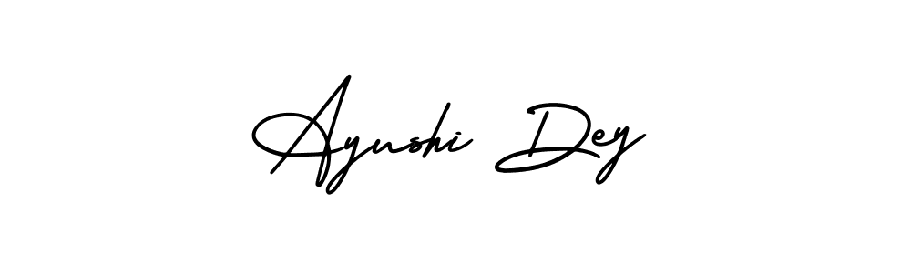 Also we have Ayushi Dey name is the best signature style. Create professional handwritten signature collection using AmerikaSignatureDemo-Regular autograph style. Ayushi Dey signature style 3 images and pictures png