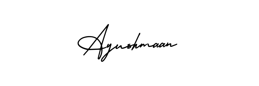 It looks lik you need a new signature style for name Ayushmaan. Design unique handwritten (AmerikaSignatureDemo-Regular) signature with our free signature maker in just a few clicks. Ayushmaan signature style 3 images and pictures png