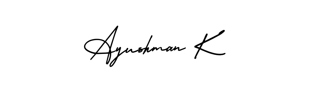 Once you've used our free online signature maker to create your best signature AmerikaSignatureDemo-Regular style, it's time to enjoy all of the benefits that Ayushman K name signing documents. Ayushman K signature style 3 images and pictures png