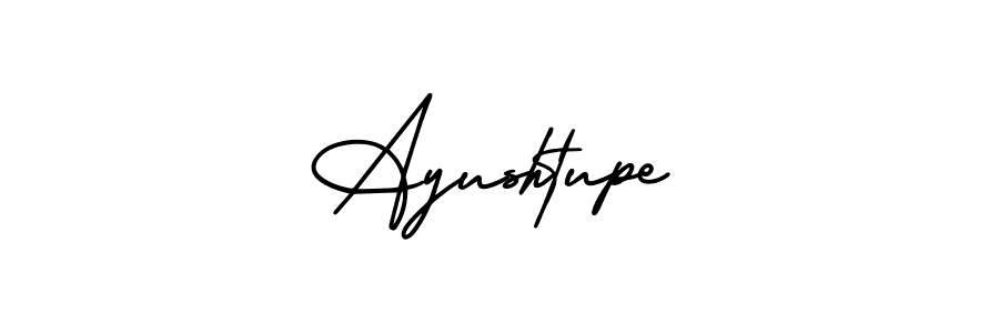 Use a signature maker to create a handwritten signature online. With this signature software, you can design (AmerikaSignatureDemo-Regular) your own signature for name Ayushtupe. Ayushtupe signature style 3 images and pictures png