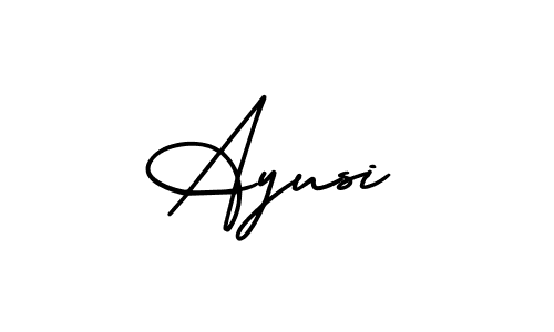 Make a beautiful signature design for name Ayusi. Use this online signature maker to create a handwritten signature for free. Ayusi signature style 3 images and pictures png