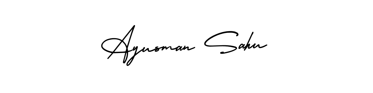 Create a beautiful signature design for name Ayusman Sahu. With this signature (AmerikaSignatureDemo-Regular) fonts, you can make a handwritten signature for free. Ayusman Sahu signature style 3 images and pictures png