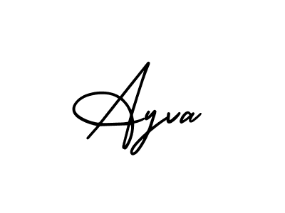 It looks lik you need a new signature style for name Ayva. Design unique handwritten (AmerikaSignatureDemo-Regular) signature with our free signature maker in just a few clicks. Ayva signature style 3 images and pictures png