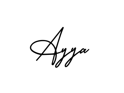 Make a beautiful signature design for name Ayya. Use this online signature maker to create a handwritten signature for free. Ayya signature style 3 images and pictures png