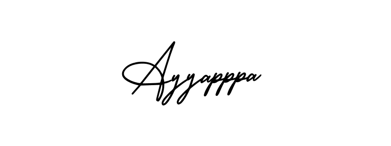 Design your own signature with our free online signature maker. With this signature software, you can create a handwritten (AmerikaSignatureDemo-Regular) signature for name Ayyapppa. Ayyapppa signature style 3 images and pictures png