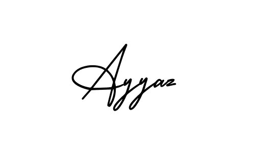 Create a beautiful signature design for name Ayyaz. With this signature (AmerikaSignatureDemo-Regular) fonts, you can make a handwritten signature for free. Ayyaz signature style 3 images and pictures png