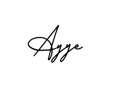 Create a beautiful signature design for name Ayye. With this signature (AmerikaSignatureDemo-Regular) fonts, you can make a handwritten signature for free. Ayye signature style 3 images and pictures png