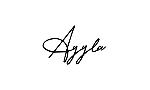 Make a short Ayyla signature style. Manage your documents anywhere anytime using AmerikaSignatureDemo-Regular. Create and add eSignatures, submit forms, share and send files easily. Ayyla signature style 3 images and pictures png