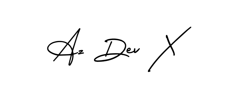 Check out images of Autograph of Az Dev X name. Actor Az Dev X Signature Style. AmerikaSignatureDemo-Regular is a professional sign style online. Az Dev X signature style 3 images and pictures png