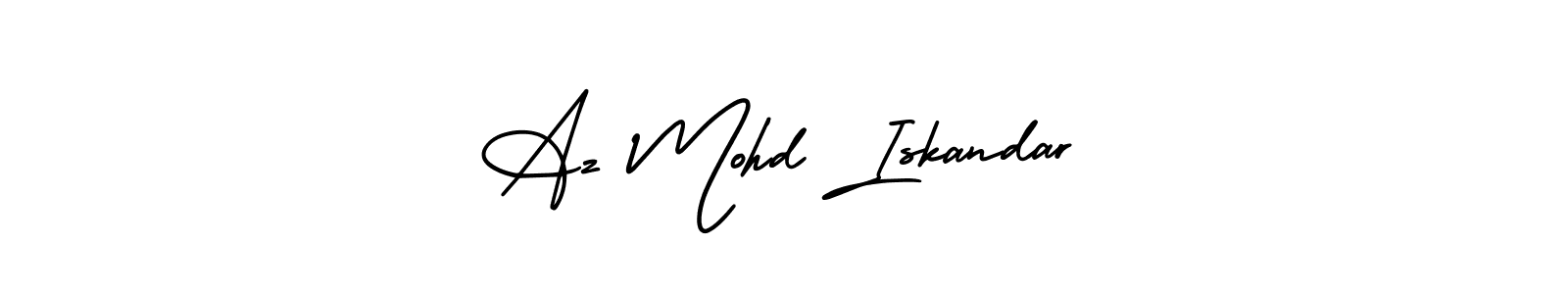 How to make Az Mohd Iskandar signature? AmerikaSignatureDemo-Regular is a professional autograph style. Create handwritten signature for Az Mohd Iskandar name. Az Mohd Iskandar signature style 3 images and pictures png