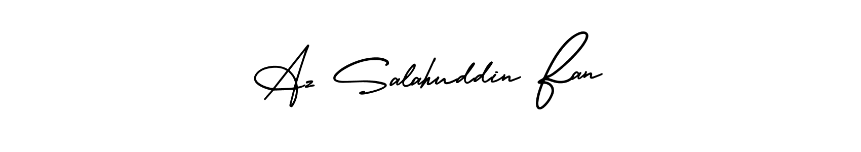 Check out images of Autograph of Az Salahuddin Fan name. Actor Az Salahuddin Fan Signature Style. AmerikaSignatureDemo-Regular is a professional sign style online. Az Salahuddin Fan signature style 3 images and pictures png