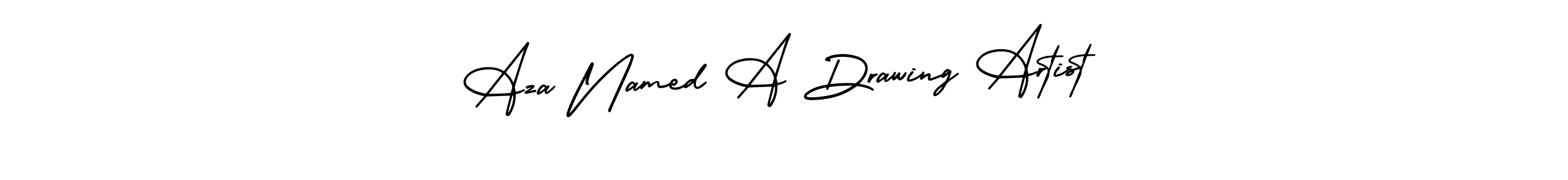 Also we have Aza Named A Drawing Artist name is the best signature style. Create professional handwritten signature collection using AmerikaSignatureDemo-Regular autograph style. Aza Named A Drawing Artist signature style 3 images and pictures png