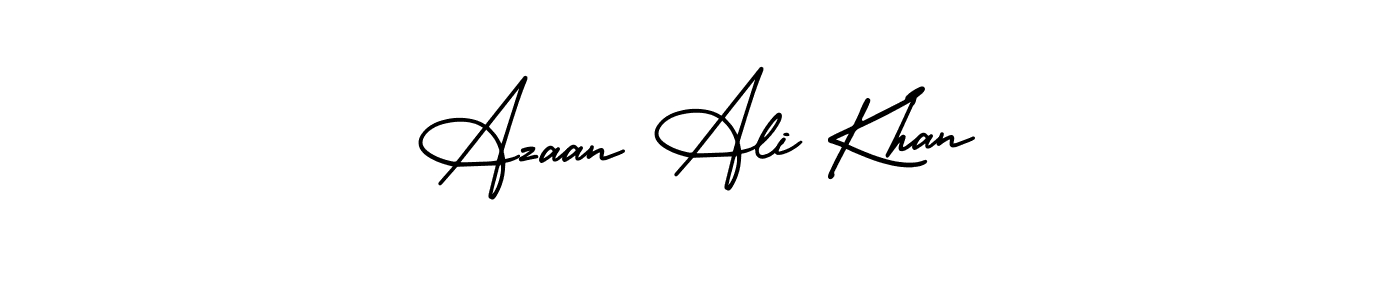 Make a beautiful signature design for name Azaan Ali Khan. Use this online signature maker to create a handwritten signature for free. Azaan Ali Khan signature style 3 images and pictures png