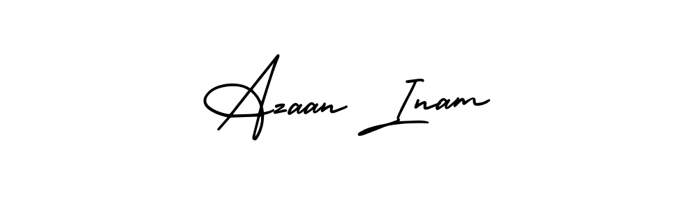 See photos of Azaan Inam official signature by Spectra . Check more albums & portfolios. Read reviews & check more about AmerikaSignatureDemo-Regular font. Azaan Inam signature style 3 images and pictures png