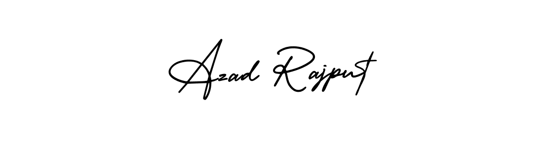 Also You can easily find your signature by using the search form. We will create Azad Rajput name handwritten signature images for you free of cost using AmerikaSignatureDemo-Regular sign style. Azad Rajput signature style 3 images and pictures png
