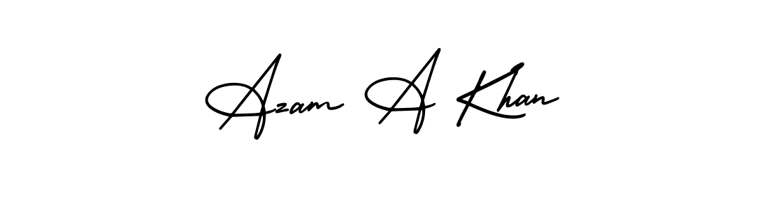 How to Draw Azam A Khan signature style? AmerikaSignatureDemo-Regular is a latest design signature styles for name Azam A Khan. Azam A Khan signature style 3 images and pictures png