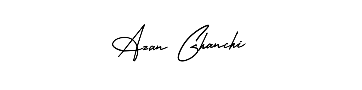 How to Draw Azan Ghanchi signature style? AmerikaSignatureDemo-Regular is a latest design signature styles for name Azan Ghanchi. Azan Ghanchi signature style 3 images and pictures png