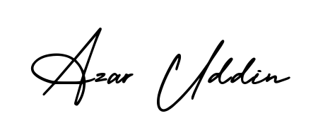 Style your name Azar Uddin with confidence using AmerikaSignatureDemo-Regular signature design. Simple, elegant, and ready for immediate document use. Azar Uddin signature style 3 images and pictures png
