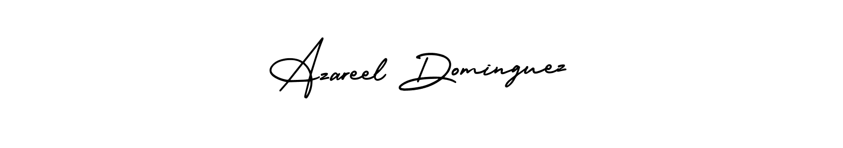 Azareel Dominguez stylish signature style. Best Handwritten Sign (AmerikaSignatureDemo-Regular) for my name. Handwritten Signature Collection Ideas for my name Azareel Dominguez. Azareel Dominguez signature style 3 images and pictures png