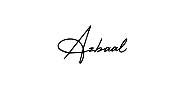 Design your own signature with our free online signature maker. With this signature software, you can create a handwritten (AmerikaSignatureDemo-Regular) signature for name Azbaal. Azbaal signature style 3 images and pictures png